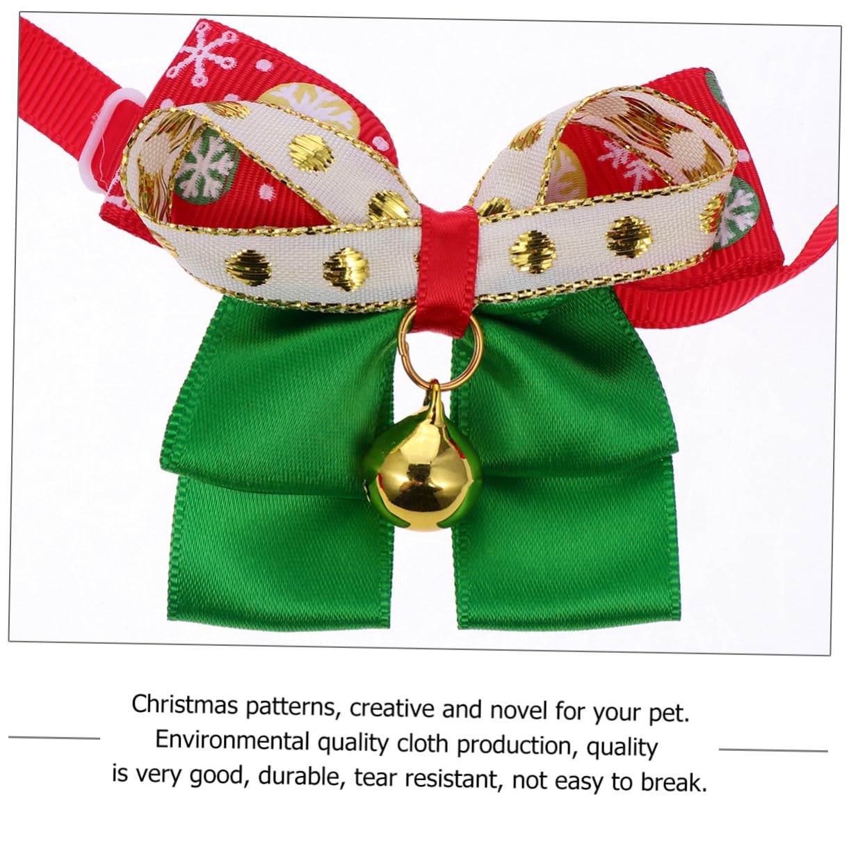 Balacoo Santa Suits 3pcs Pet Bow Tie & Scarf - Christmas Cat Costume for Holiday Parties