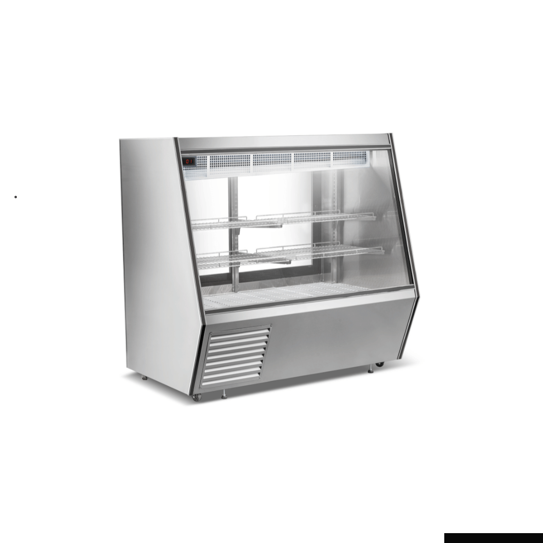 Bonvue AMS 15 Refrigerated Deli Display Case - Commercial Meat & Seafood Merchandiser for Grocery Stores & Supermarkets | Perfect for Fresh Food Presentation & Storage