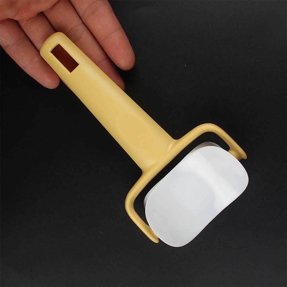 Round Cookie Cutter Set for Baking - Stainless Steel Dough Rolling Tool for Perfect Cookies, Pastries & Pies | Ideal for Home Kitchen, Professional Bakeries & Holiday Baking (Yellow, One Size)