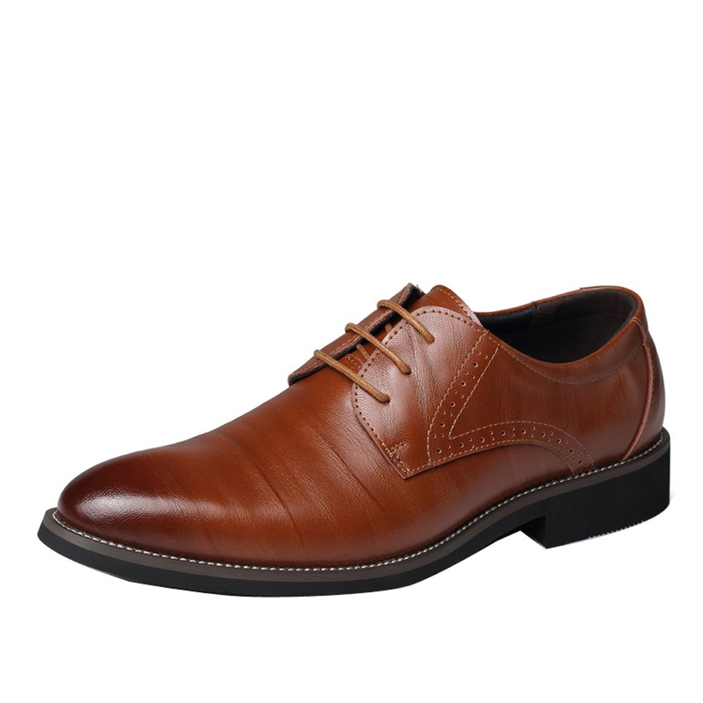 Men's Oxford Dress Shoes - Classic Lace-Up Loafers for Business, Formal & Party Wear | Premium Leather Business Shoes for Office, Wedding & Special Occasions
