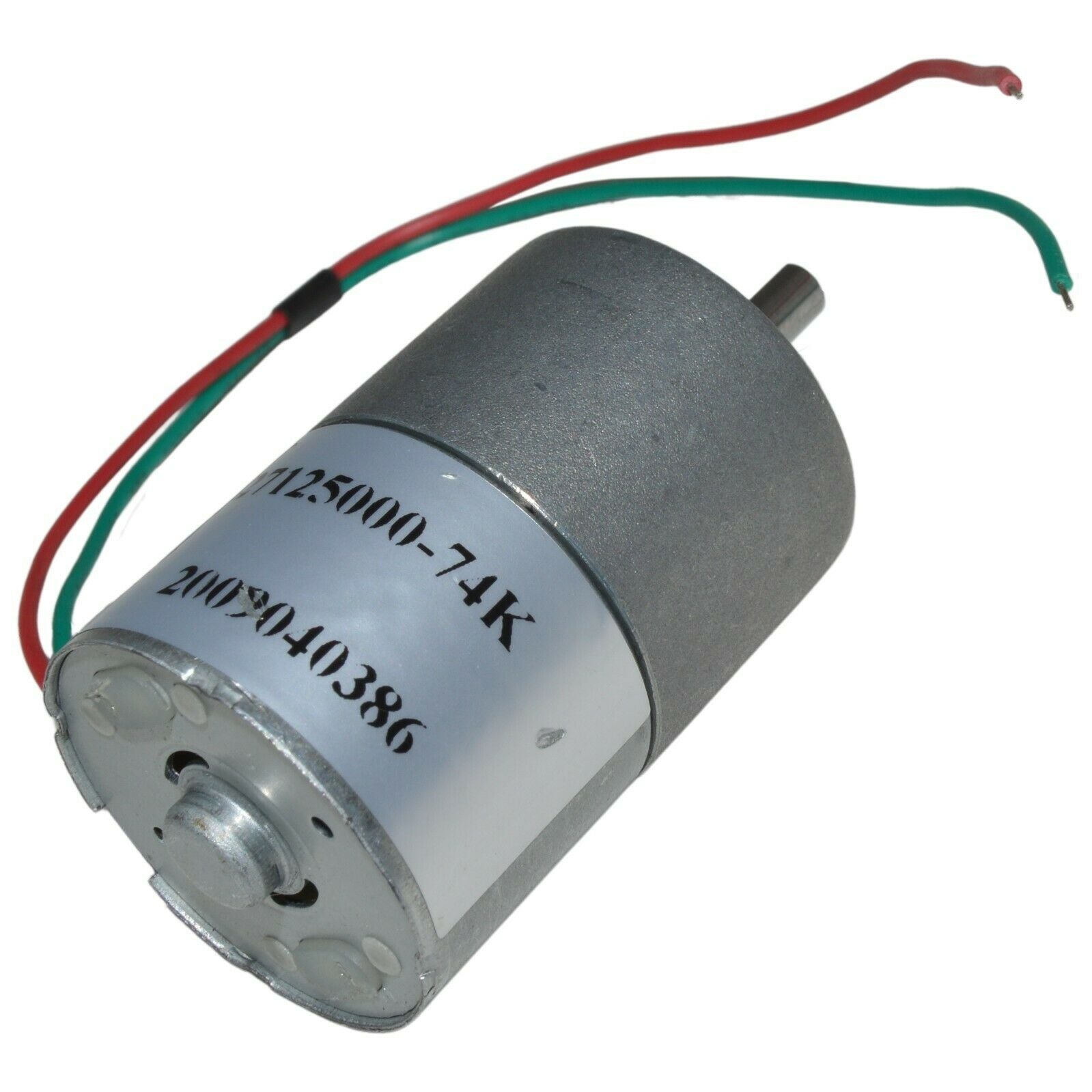 High Torque 12V DC Gear Motor 4500 RPM with 6 Wire Leads (22AWG Solid Wires) - Perfect for DIY Robotics, RC Cars, and Small Electric Projects