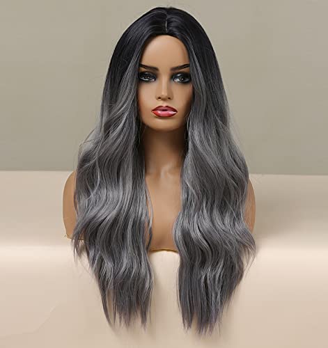 Platinum Blonde Ombre Lace Front Wig - Natural Looking Human Hair Wig for Women | Perfect for Cosplay, Parties & Daily Wear