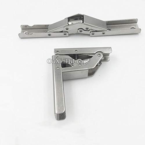 4Pcs 90 Degree Cabinet Hinges - 180 Degree Adjustable Folding Brackets, Concealed Flap Hinges for Furniture, Tables & DIY Projects - Perfect for Kitchen Cabinets, Wardrobes & Foldable Furniture