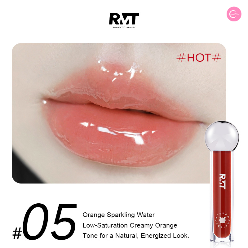 RMT Water Glow Lip Oil - Hydrating & Shiny Lip Treatment for Dry Lips | Perfect for Daily Moisture & Night Care