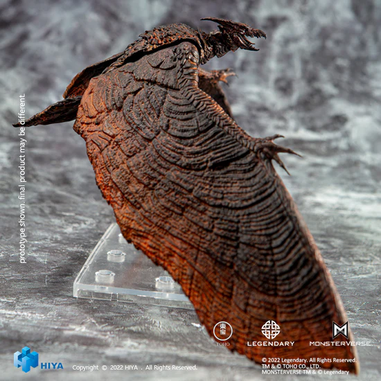 HIYA 5-inch Godzilla King of the Monsters Rodan Action Figure - Exquisite Basic Series Reissue Collectible Toy for Display & Gifts