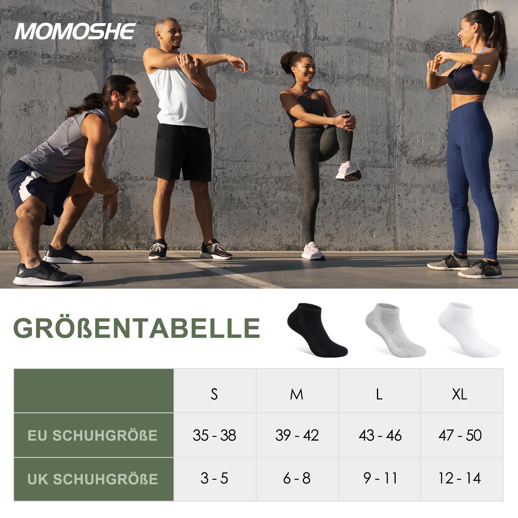 Momoshe 10 Pairs Unisex Low-Cut Cotton Socks for Women & Men - Breathable Comfort Socks for Daily Wear, Sports, and Casual Outfits