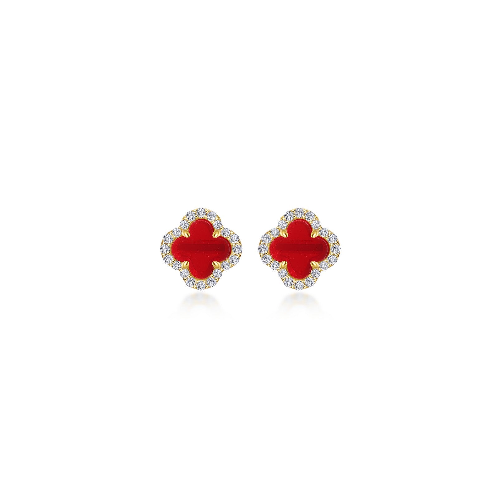 0.4 CTW Halo Stud Earrings - Diamond Accent Sterling Silver Earrings for Women | Perfect for Weddings, Parties & Everyday Elegance