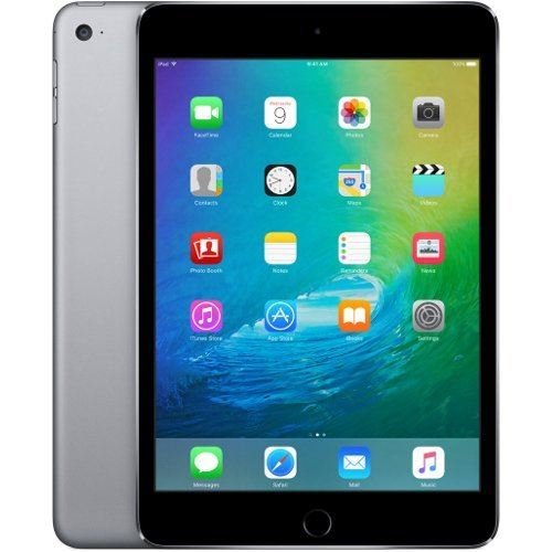 Refurbished Apple iPad Mini 4 64GB Wi-Fi Tablet - Space Gray | Portable Entertainment, Work & Study Device for Home, Office & Travel