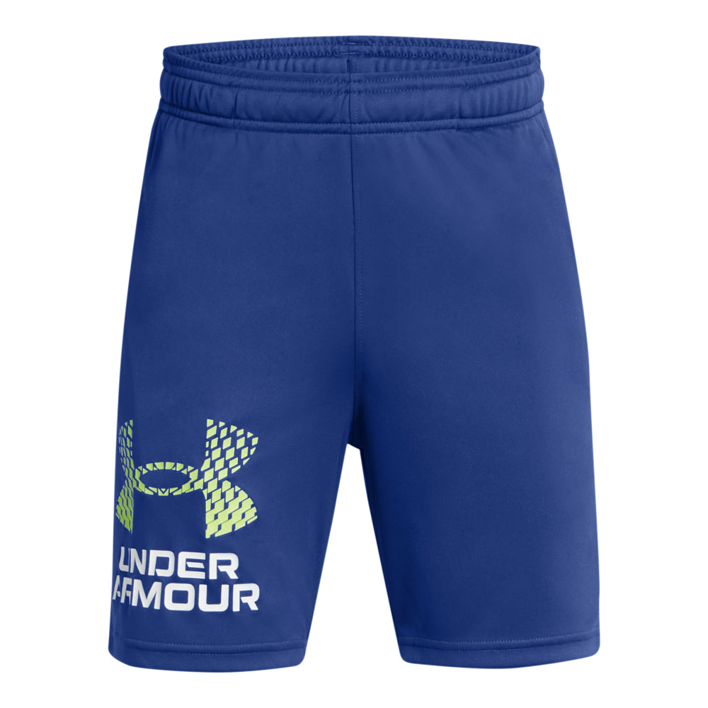Under Armour Boys' Tech Logo Shorts - Moisture-Wicking Youth Athletic Shorts for Running, Training & Sports | Comfortable & Lightweight