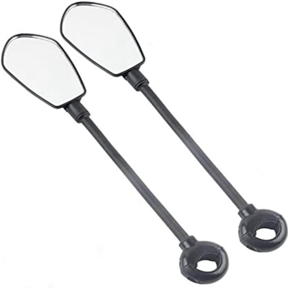 2PCS Adjustable Bicycle Handlebar Rearview Mirror - Universal for Road Bike, Motorcycle & Scooter - Enhance Safety for Commuting, Cycling & Outdoor Adventures
