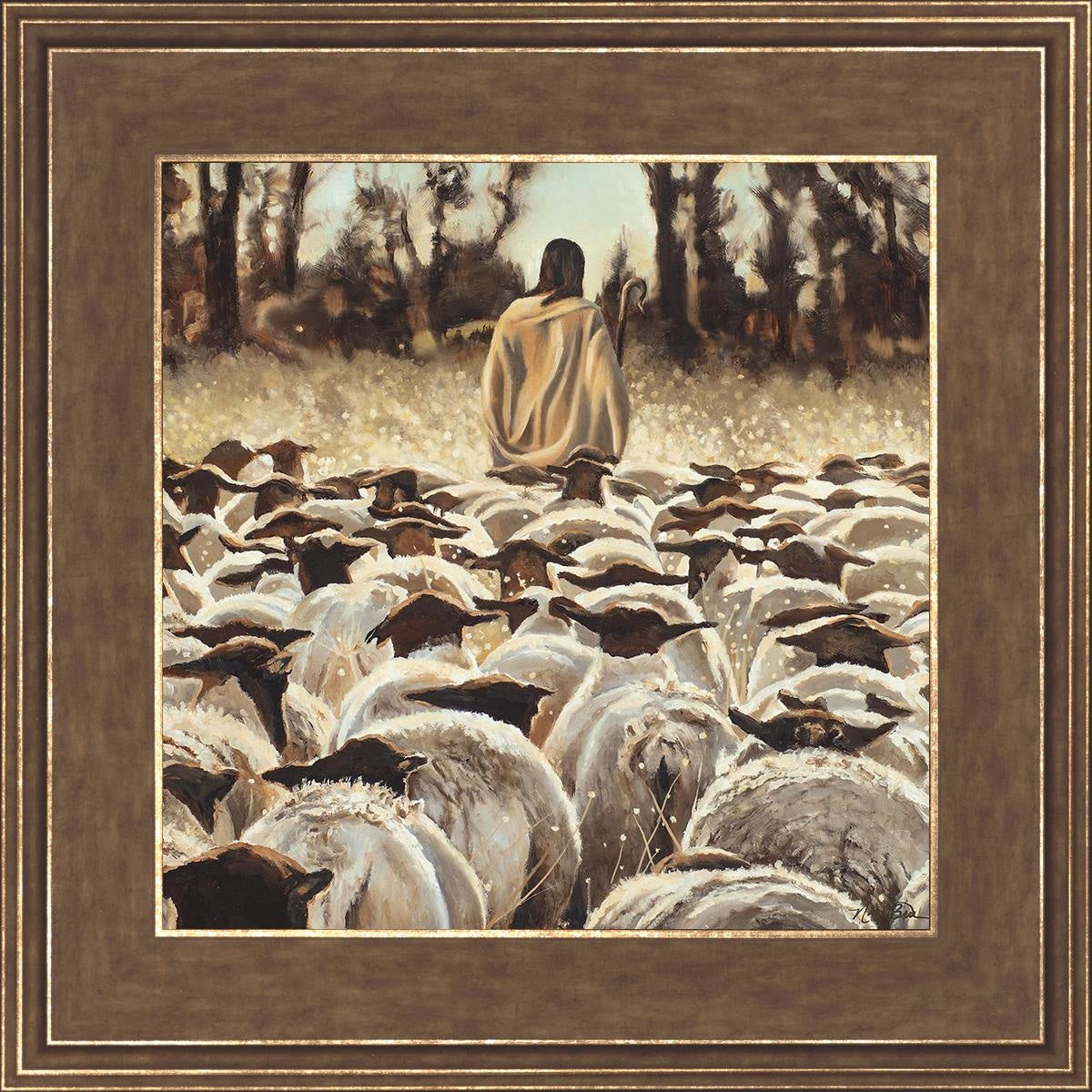 Be Ye Followers of Me - Inspirational Christian Wall Art for Home & Church Decor | Perfect for Living Room, Bedroom & Office