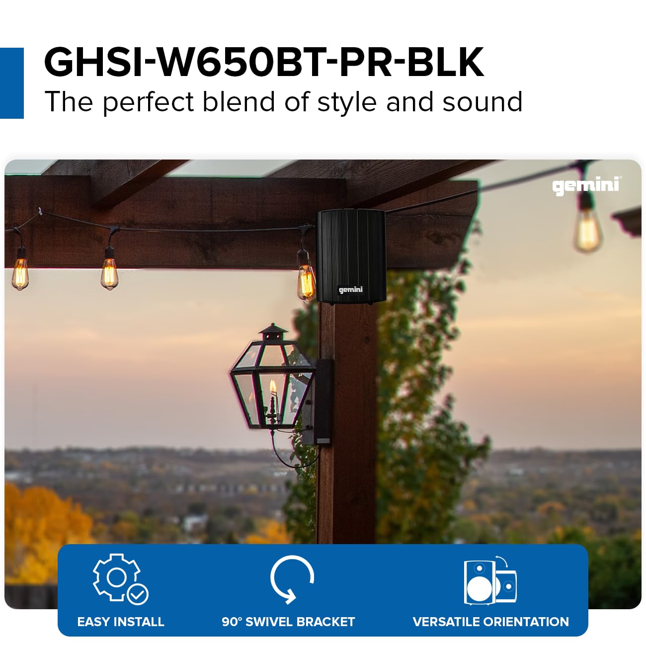 Gemini Sound GHSI-W650BT 6.5