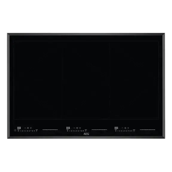 AEG 80cm Built-In Induction Cooktop IKK86681FB - Fast, Energy-Efficient Cooking for Modern Kitchens | Perfect for Home Chefs & Entertaining Guests