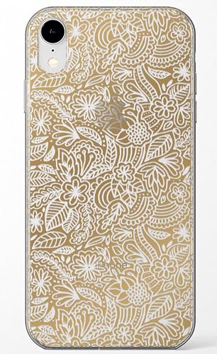 32 Cute Rose Gold Floral Mandala Clear