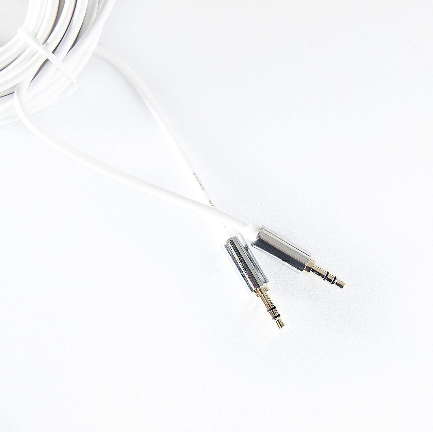 OMNIHIL 30 Feet AUX Cable for Sylvania Bluetooth Portable CD Radio Boombox (SRCD1063BT-GRAPHITE) - Perfect for Home, Office & Outdoor Music Playback
