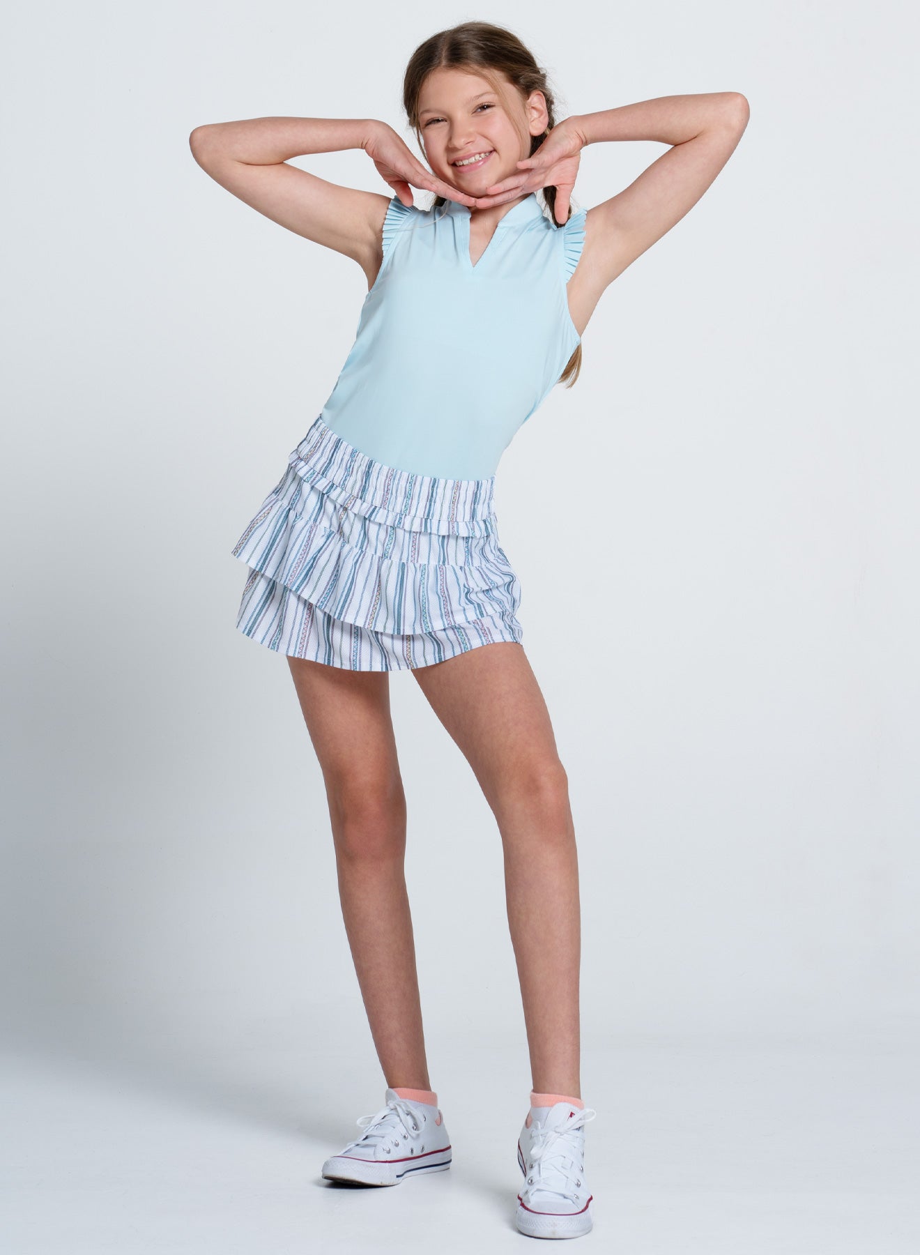 Girls' Club Skirt with Pockets - Stylish & Comfortable for Dance, School & Casual Wear