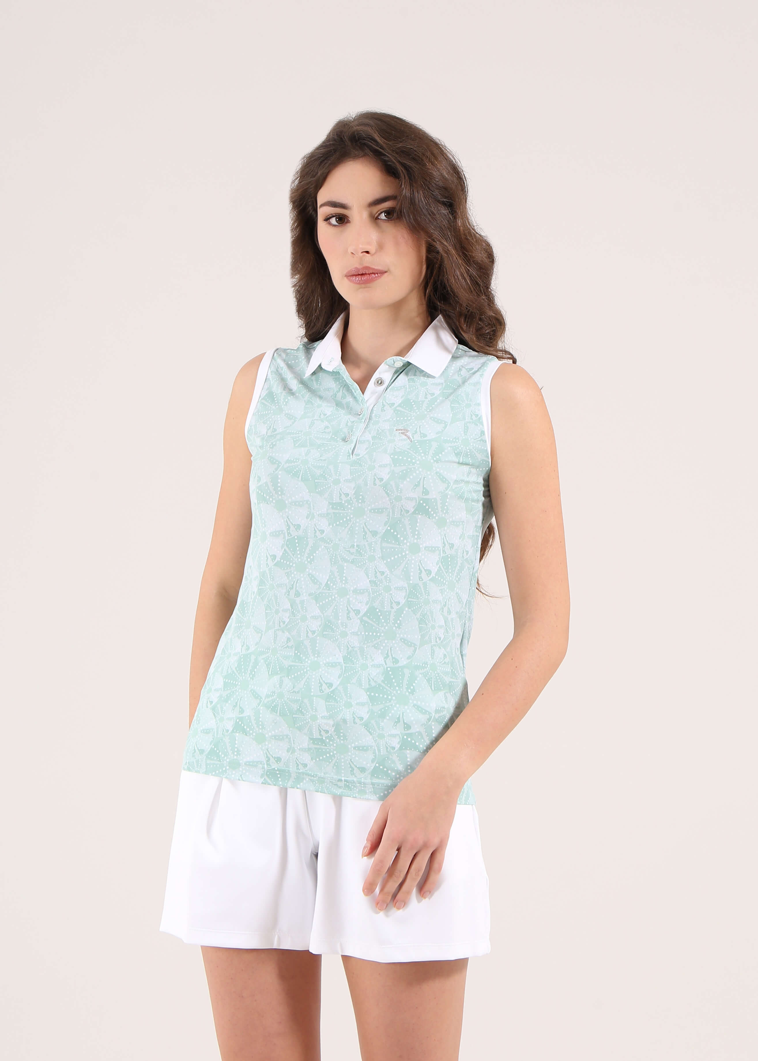 Arabica Lightweight Sunblock Printed Polo Shirt for Men - UPF 50+ UV Protection, Quick-Dry & Breathable - Perfect for Golf, Outdoor Activities & Summer Wear