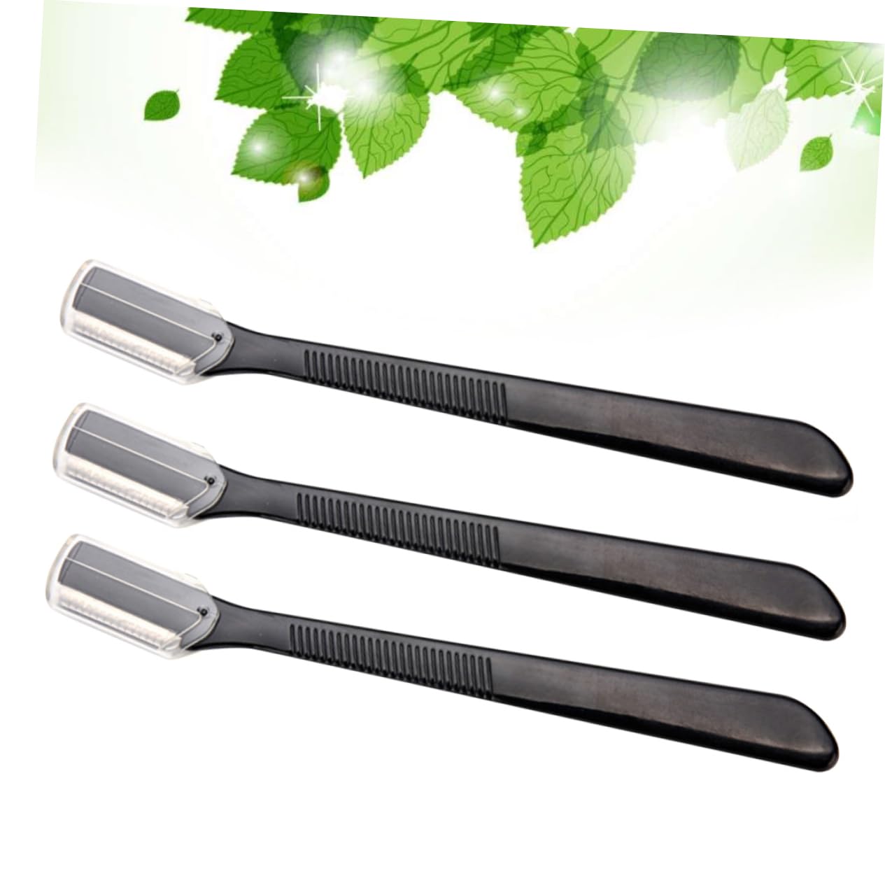 IPetboom 12-Piece Eyebrow Grooming Kit - Eyebrow Razor, Tweezers, Moisturizer, Facial Curler, Comb, Trimmer & Nose Scrubber - Black Makeup Tools for Perfect Eyebrows | At-Home & Salon Use