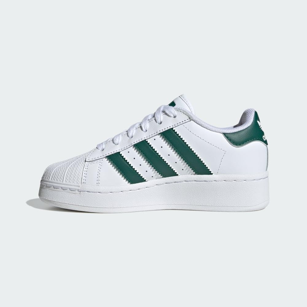 adidas Originals Superstar XLG Sneakers for Big Kids - Classic White Shell Toe Shoes with Comfortable Cushioning | Perfect for School, Sports & Casual Wear