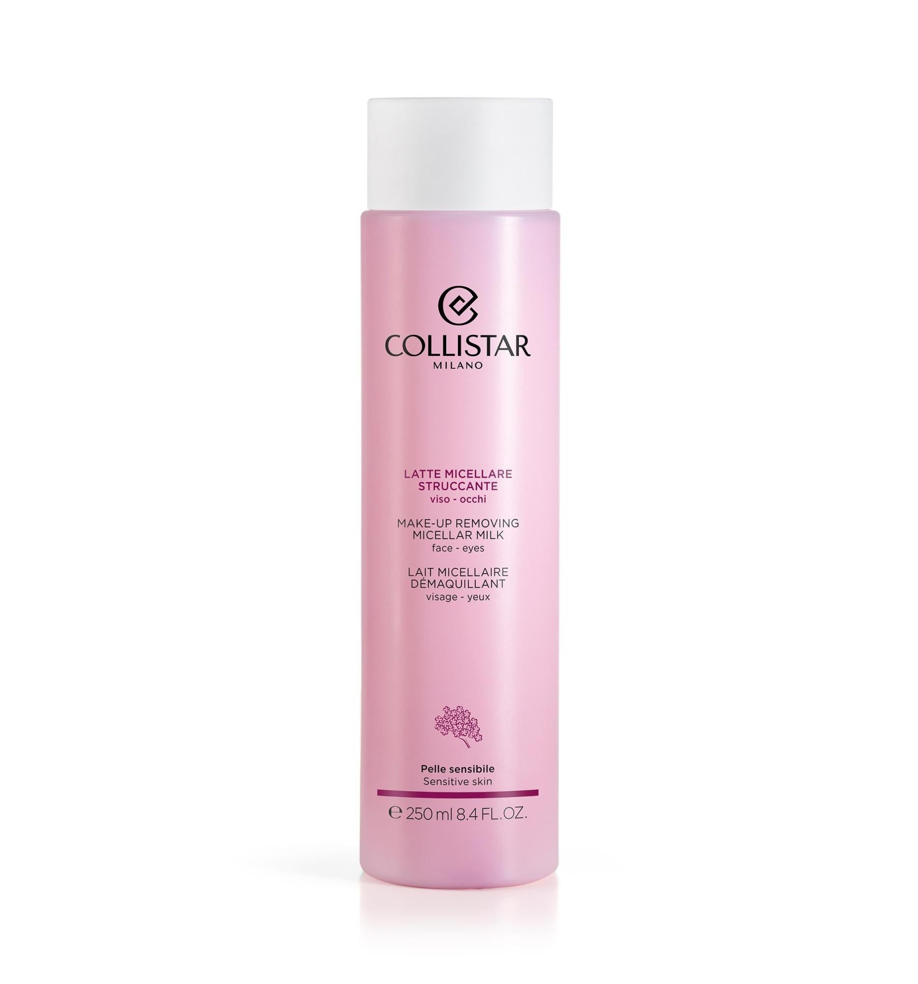 Collistar Two Phase Make Up Micellar Milk - Gentle Makeup Remover & Cleanser for All Skin Types | Perfect for Daily Use & Travel Skincare Routine