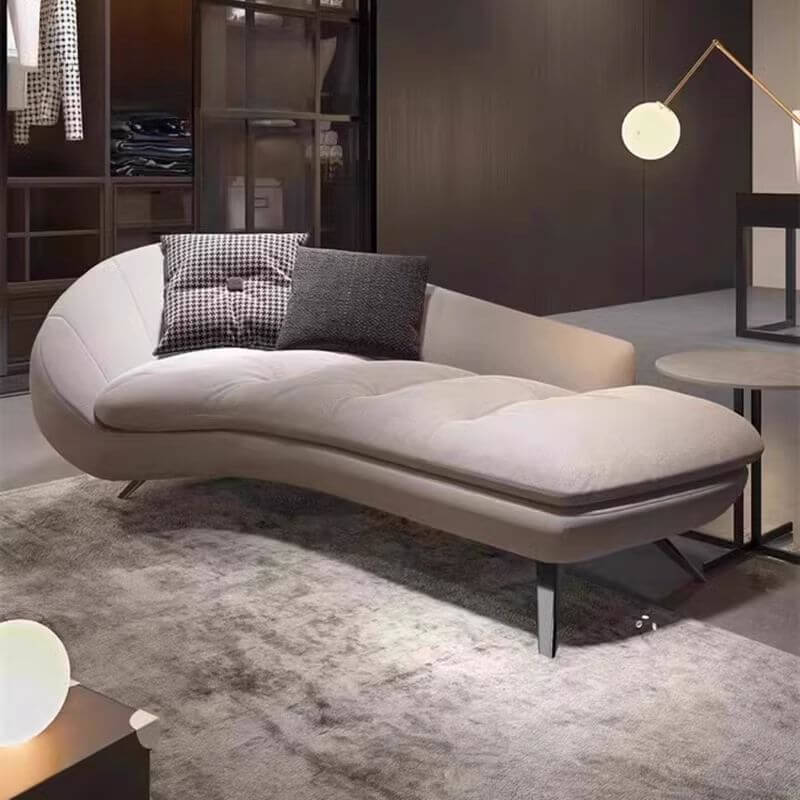 Left & Right Facing Chaise Lounge with Armrest & USB Receptacle - Modern Living Room Furniture for Relaxing & Entertaining