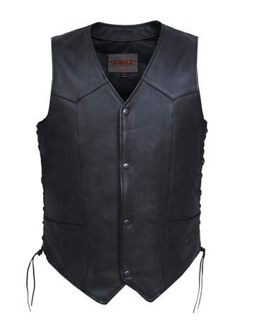 Men's Tall Traditional Ultra Snap Front Vest - Size TL to 5XL - Western Style Workwear for Cowboy, Rancher & Outdoor Activities