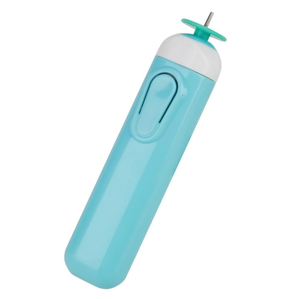 Electric Quilling Pen - Mini Paper Rolling Tool with Slotted Nib for DIY Crafts, Scrapbooking & Card Making (Blue) - Effortless Quilling for Beginners & Professionals