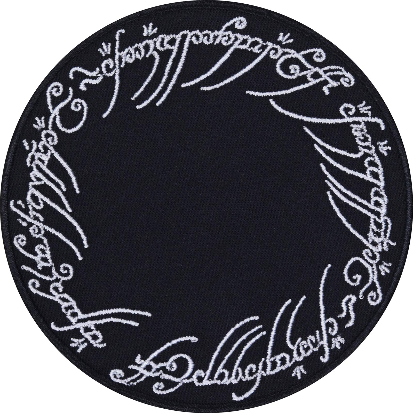 Lord of the Rings Iron On Patch - 3.54x3.54 Inch Movie Appliqué for Jackets, Jeans & Backpacks | Perfect for Cosplay, Bikers & Pet Accessories | Officially Licensed LOTR Merchandise for Fans & Collectors