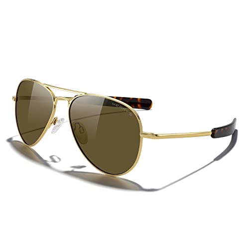 23k Gold Frame/Brown Polarized Lens