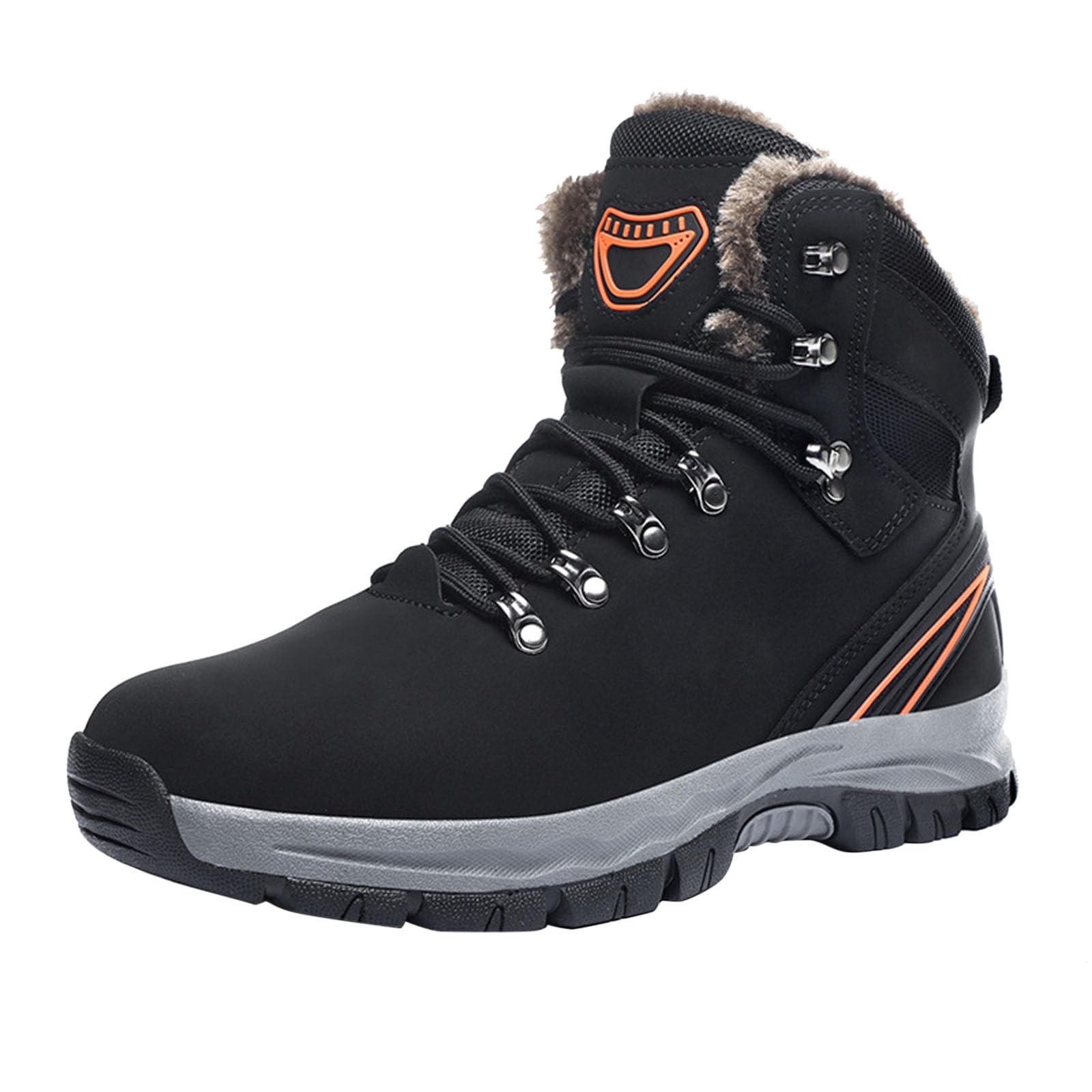 **Men's Waterproof Hiking Boots - Lightweight, Breathable & Non-Slip Winter Trekking Shoes for Outdoor Sports, Climbing & Snow Adventures**    *(Perfect for Mountain Trails, Camping, Backpacking & Cold Weather Activities)*