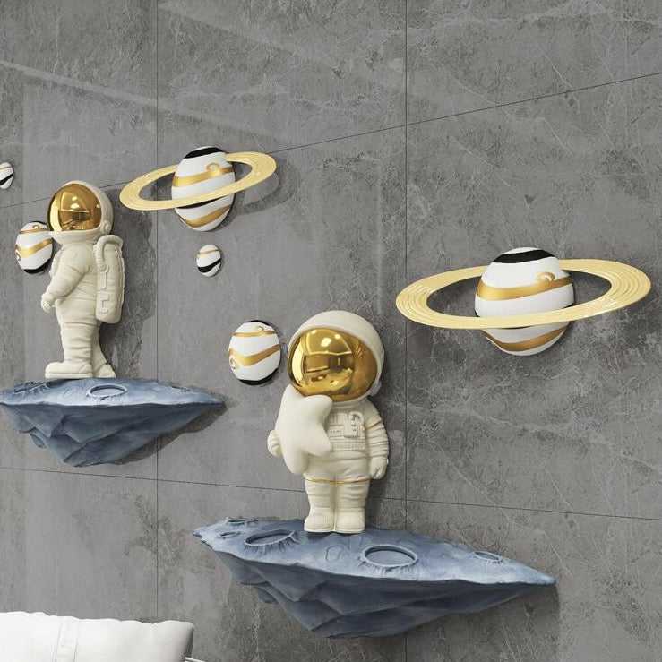 Astronaut Wall Art Decor | Space Themed Room Decor for Kids & Adults | Perfect for Bedroom, Nursery & Office Wall Decoration
