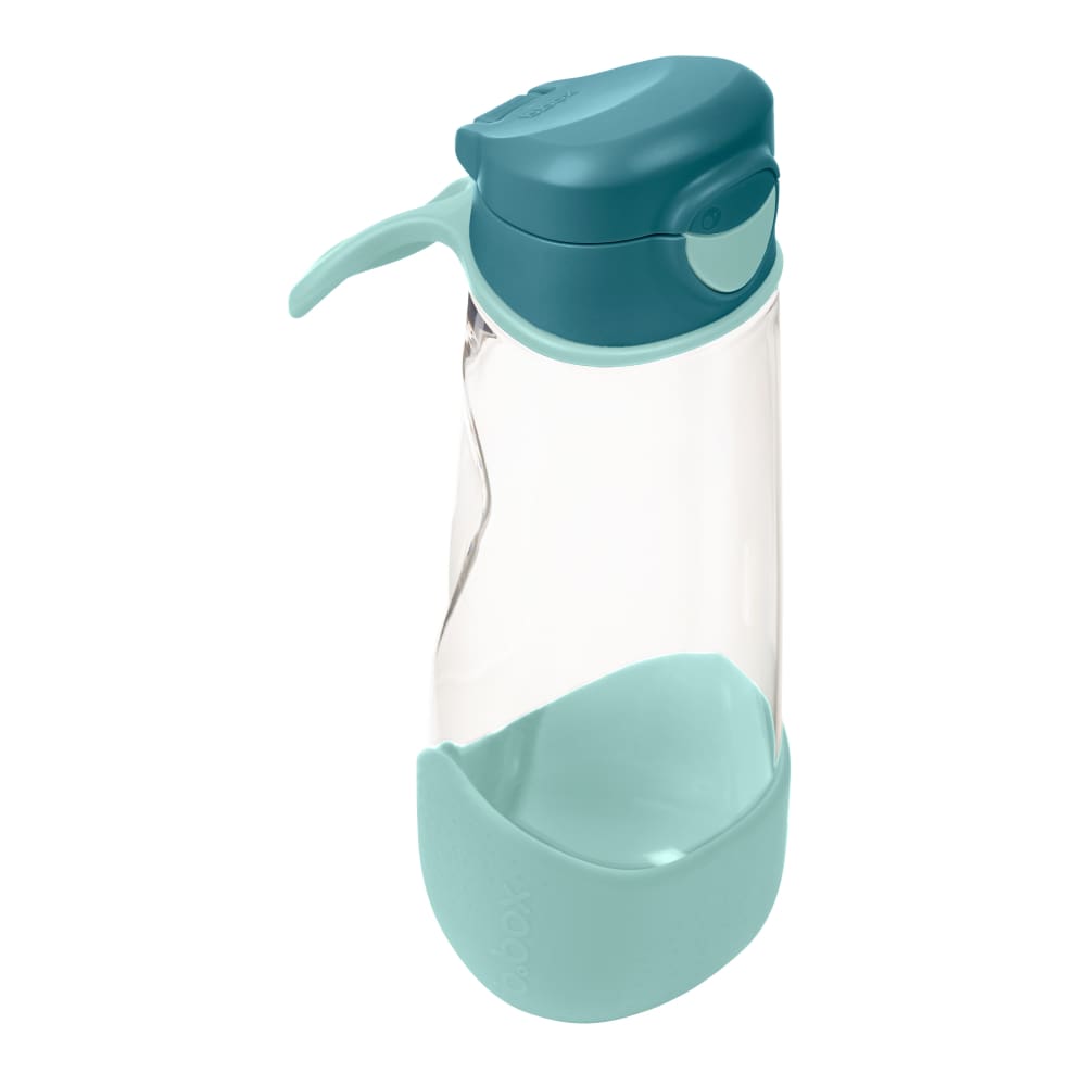 600ml Large BPA-Free Sport Water Bottle with Spout - Emerald Green - Ideal for Gym, Hiking & Outdoor Activities