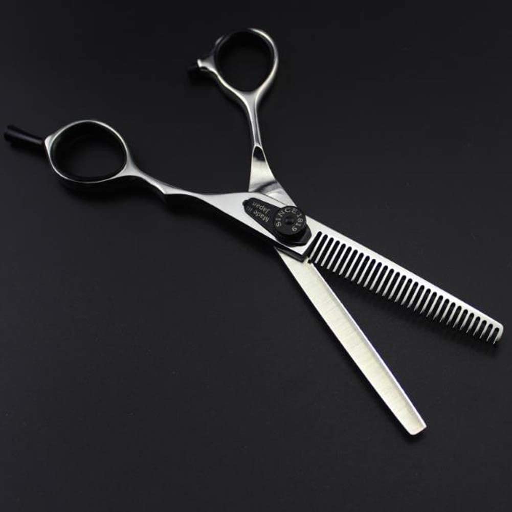 Premium Professional Hair Cutting Scissors 6 Inch - High-End Gemstone Handle Barber Shears for Styling, Trimming, and Fringe Cutting - Perfect for Salons & Home Hairdressing