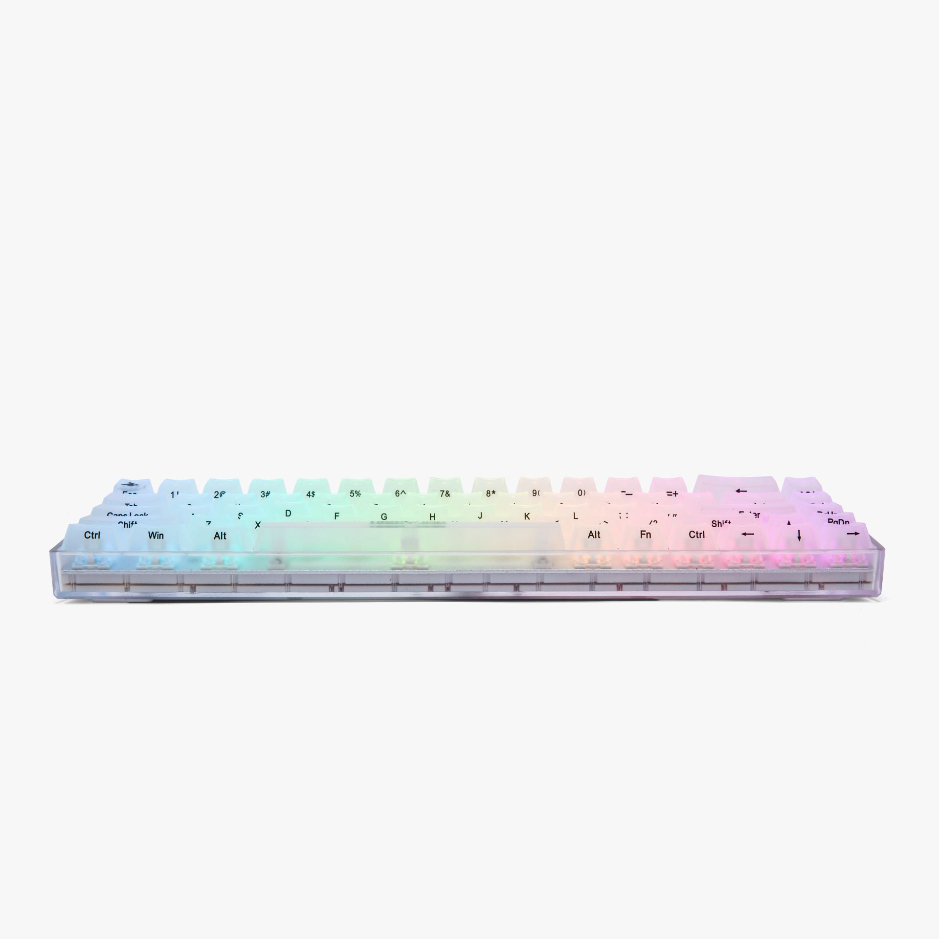 Higround Basecamp 65 Mechanical Gaming Keyboard - OPAL White (White Flame Switches) for PC, Mac, PS5 - Perfect for Gaming, Typing & Office Work