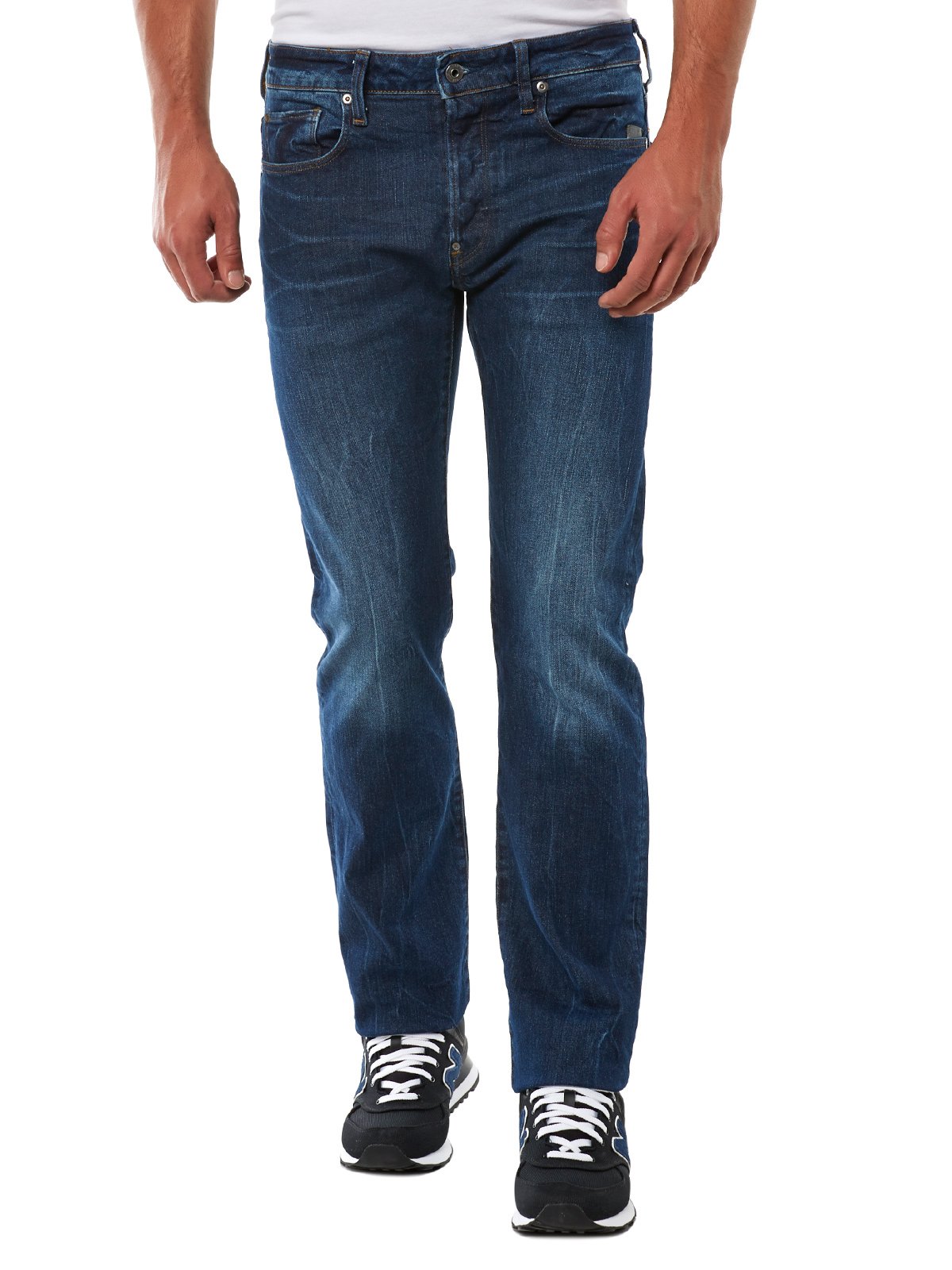 G-Star Raw Men's Defend Straight-Fit Jean - Stretch Denim Comfort for Casual & Work Wear | Durable & Stylish Men's Jeans for Everyday Use