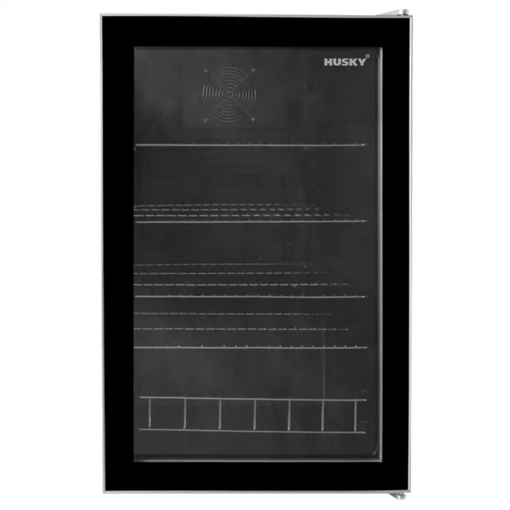 HUSKY HUS 130CNSIL.1 130L Compact Bar Fridge - Perfect for Home Bars, Offices, Dorms & Small Spaces | Energy Efficient Mini Refrigerator for Beverages & Snacks
