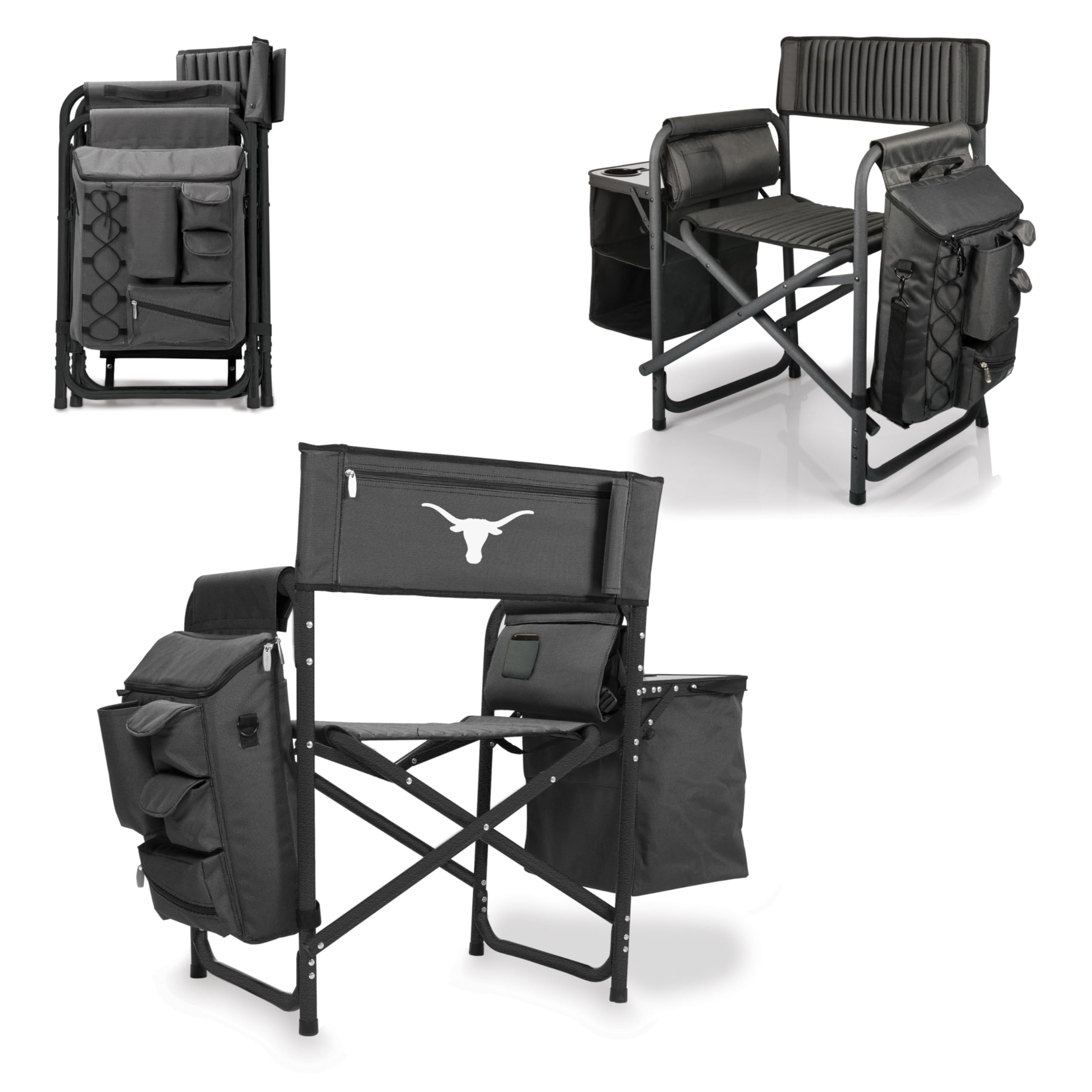 NCAA Baylor Bears Portable Camping Chair with Side Table & Soft Cooler - Lightweight Folding Beach Chair for Adults - Outdoor Lawn Chair for Picnics, Tailgating, Concerts, and Beach Parties