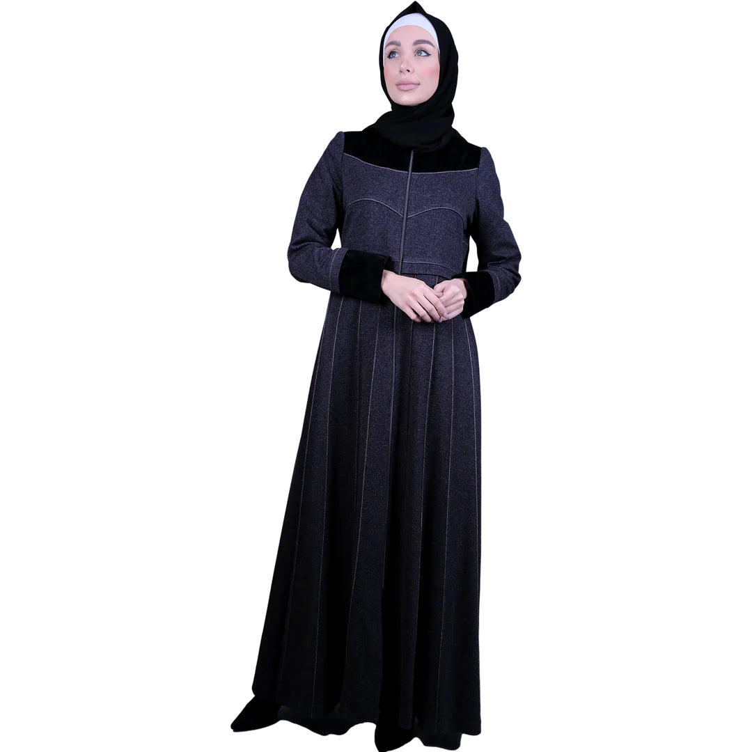 Stylish Wool Jilbab for Women - Modest Islamic Fashion Scarf - Perfect for Prayer, Daily Wear & Special Occasions