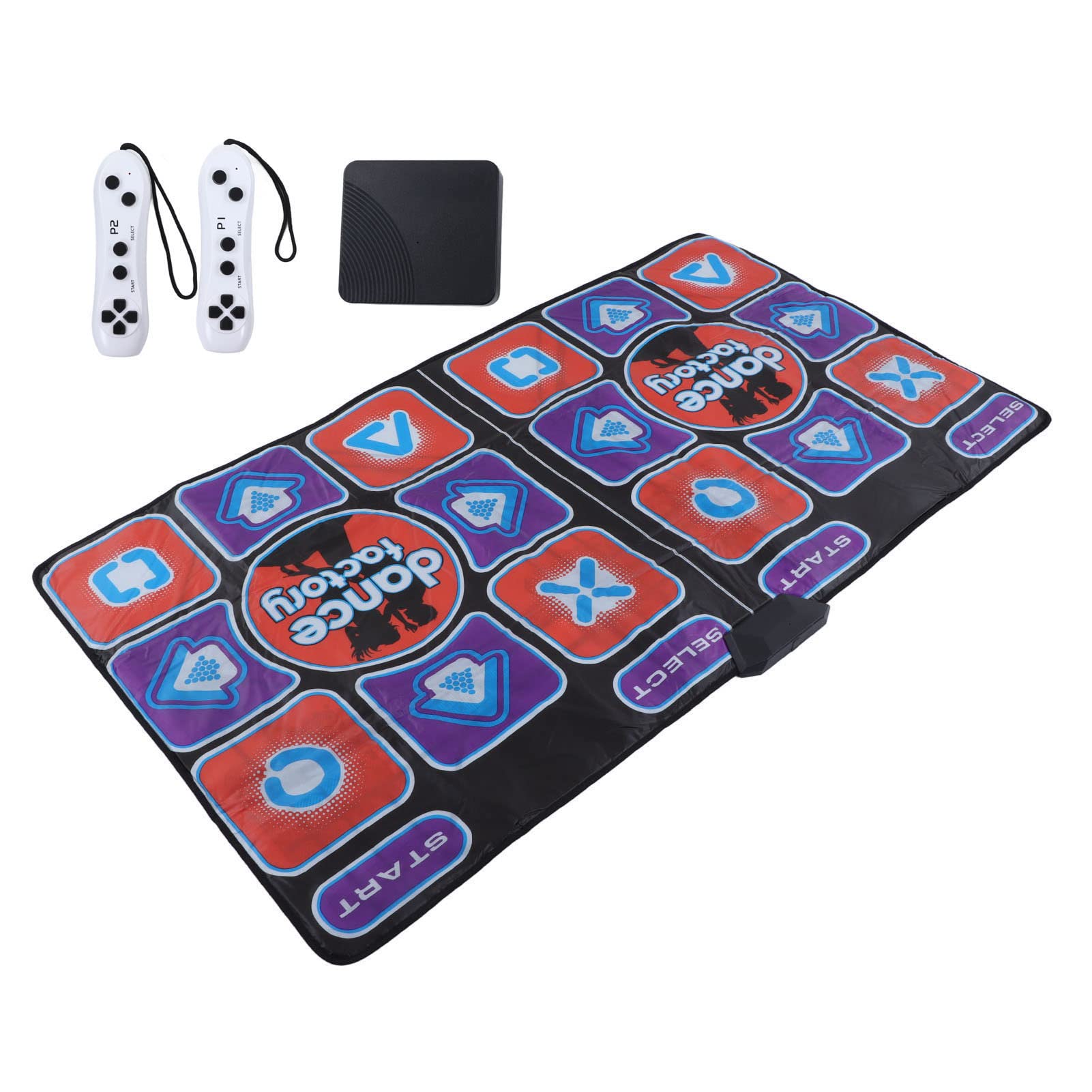 TOPINCN Electronic Dance Mat for Kids & Adults - Wireless Double Dance Game Pad with USB & Remote Control - Fun Music Play Mat for Boys, Girls, Family Parties & Indoor Fitness Activities