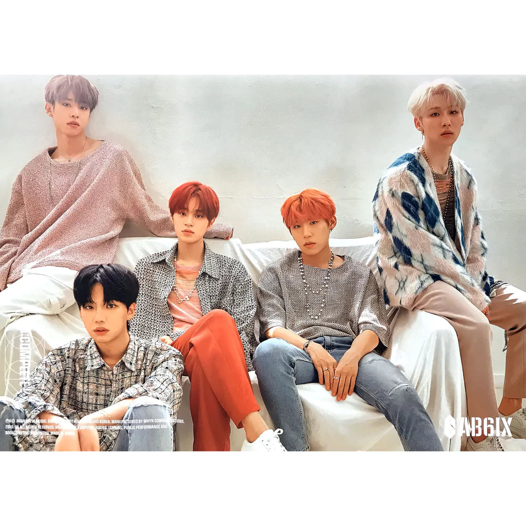 AB6IX 1st EP Album 'B: COMPLETE' Official Poster - Kpop Merchandise for Fans, Room Decor & Gift Idea for Kpop Lovers