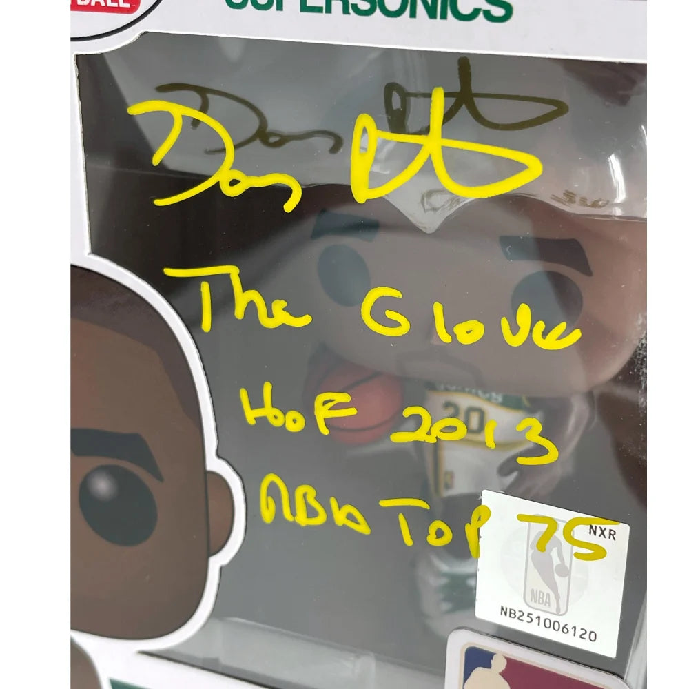 Gary Payton Autographed Funko Pop Vinyl Figure - Seattle SuperSonics #80 with JSA COA - Signed Memorabilia for NBA Fans & Collectors | Perfect for Display, Gifts, and Sports Memorabilia Collections