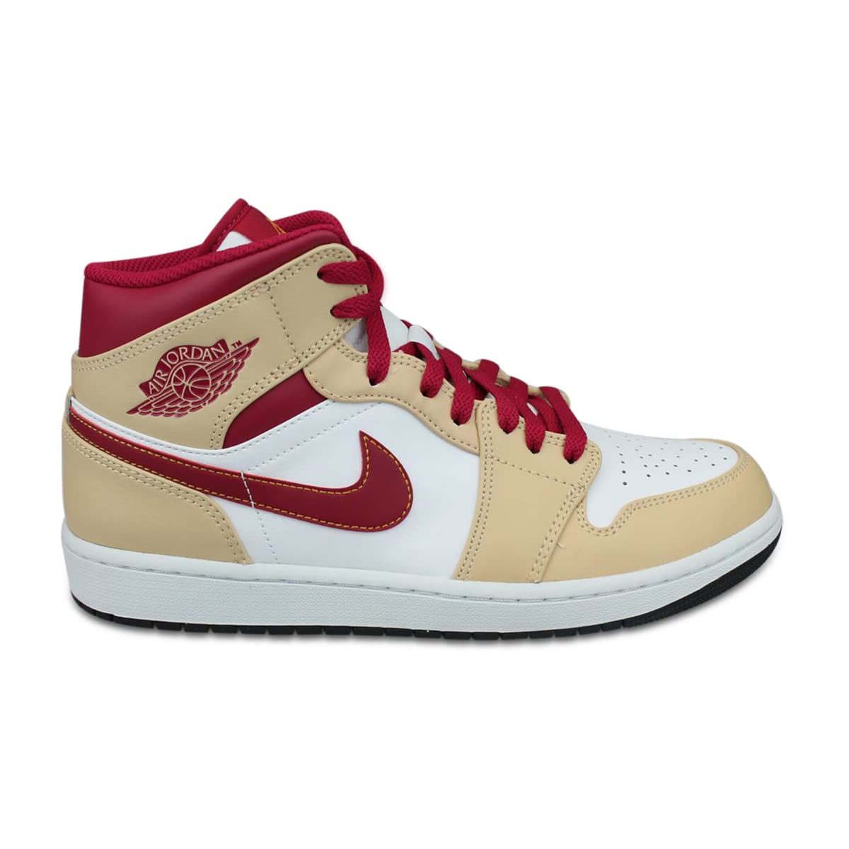 Jordan Men's Air 1 Mid Basketball Shoes 554724-201 - Size 9.5 - Classic Sneakers for Streetwear, Casual & Sports Performance