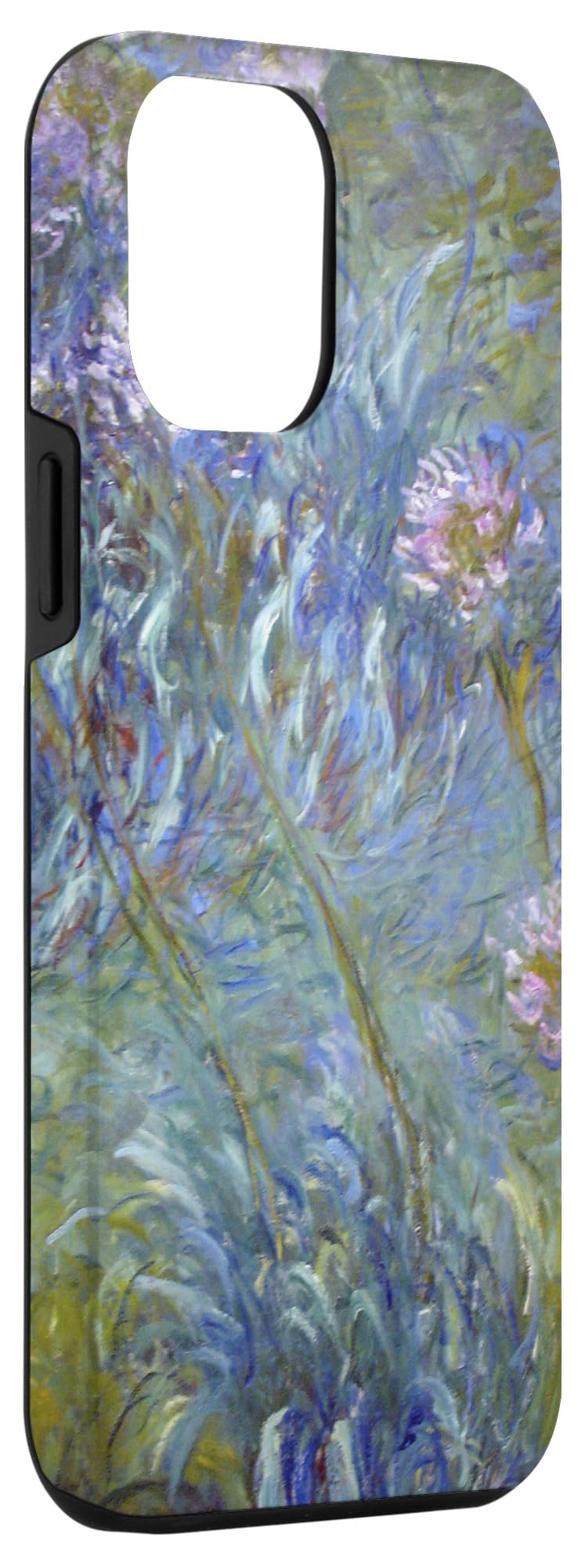 iPhone 12 Pro Max Monet's Agapanthus Inspired Phone Case - Premium Protective Cover with Artistic Floral Design - Perfect for Daily Use, Travel & Gift Giving