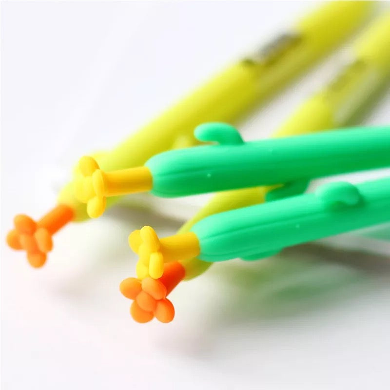 Premium Cactus-Themed Mechanical Pencil - 0.5mm Lead, Ergonomic Grip for Smooth Writing - Perfect for School, Office & Art Sketching