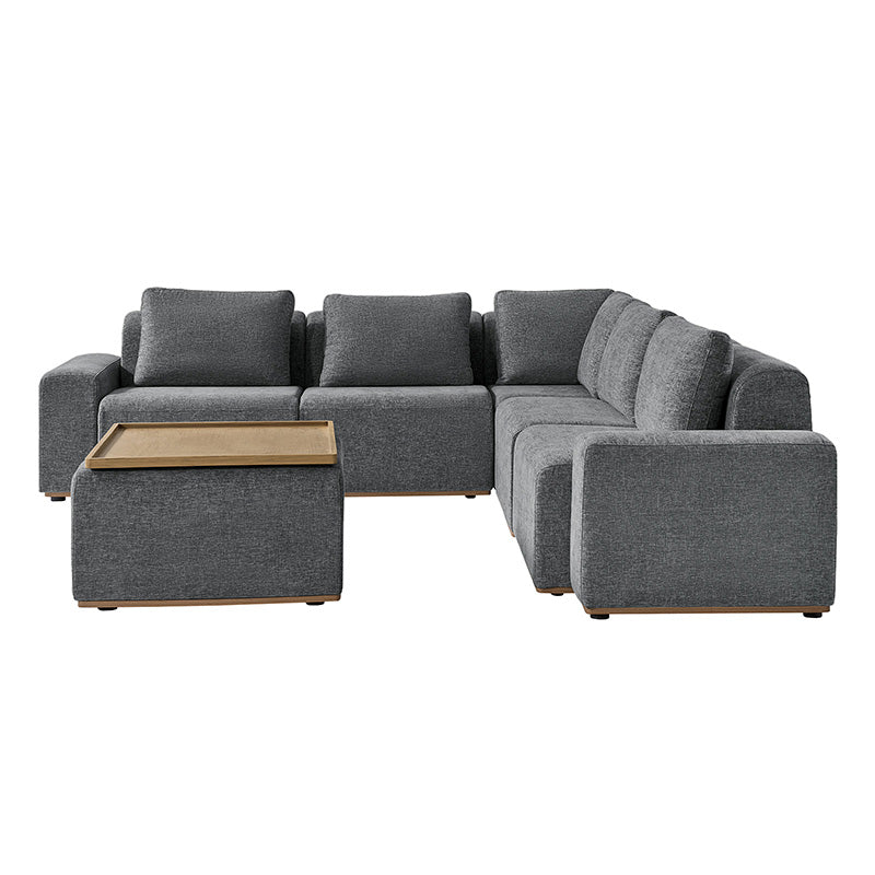 Premium Terra Cloud Sofa with Built-in Table - Modern Comfort for Living Room, Lounge & Outdoor Relaxation