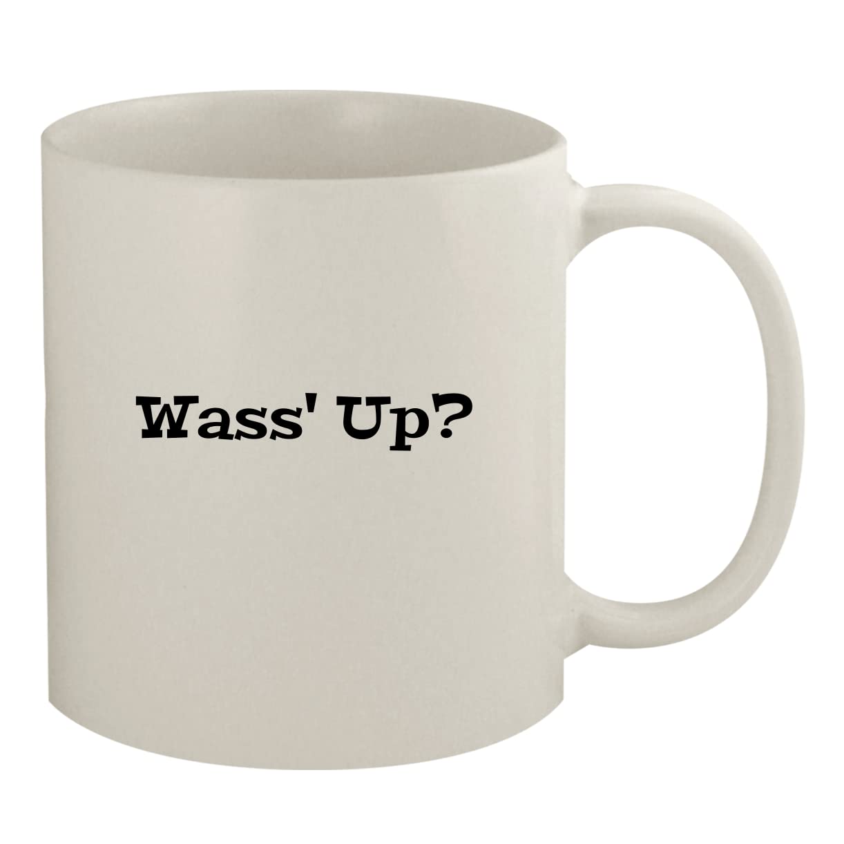 Wass' Up? - 11oz White Ceramic Coffee Mug for Home, Office & Gifts - Perfect for Hot Drinks, Tea & Breakfast Use