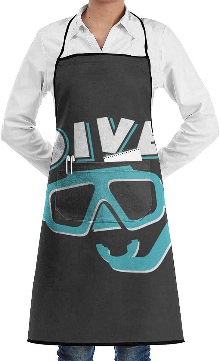 Waterproof Adjustable Chef Apron for Cooking, Baking, Grilling & BBQ - Perfect for Kitchen, Outdoor Cooking & Professional Use