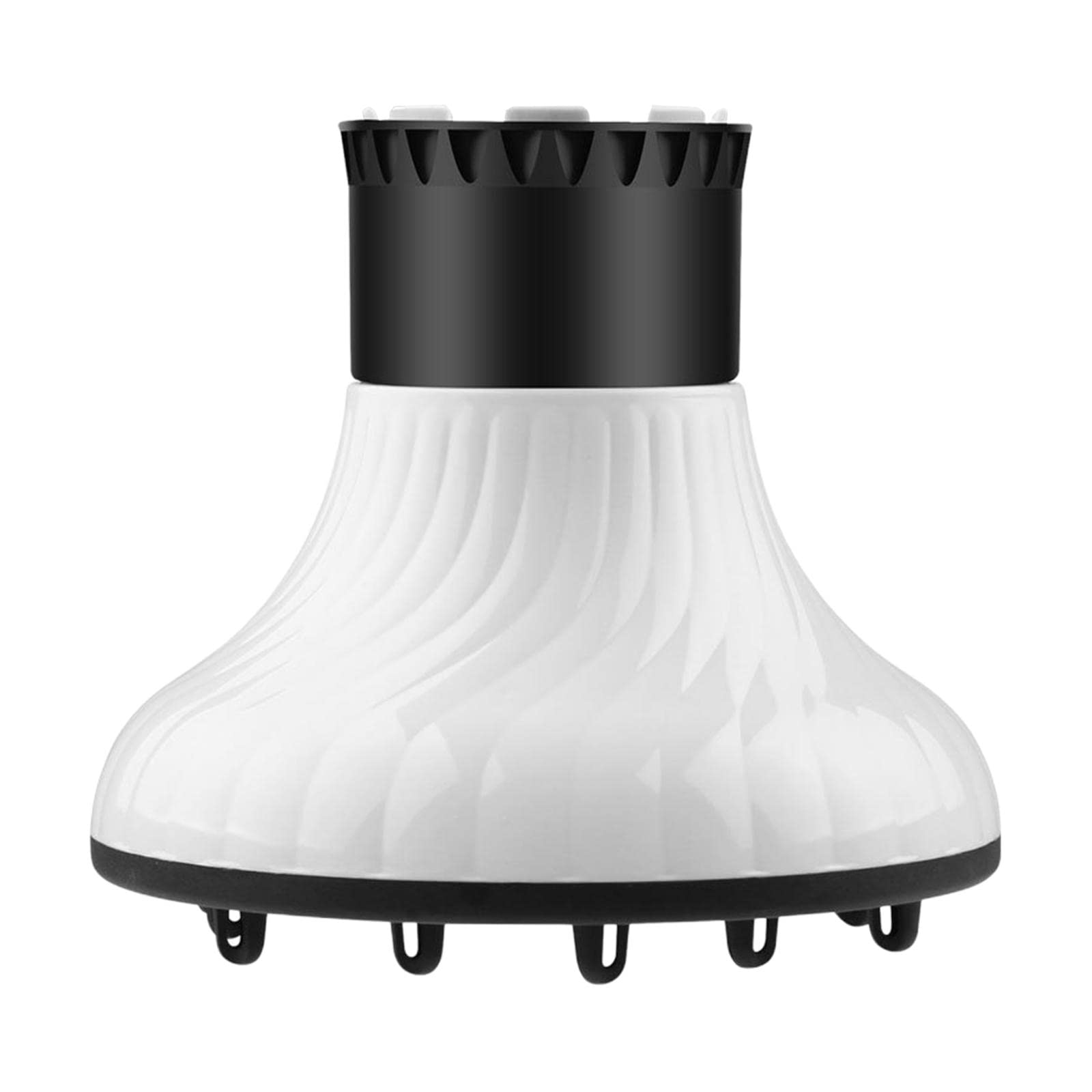 LOOM TREE Hair Dryer Diffuser Attachment for Curly & Wavy Hair - White Universal Blow Dryer Diffuser for Frizz-Free Styling | Perfect for Home Salon Use & Travel