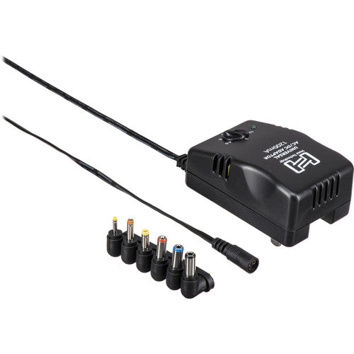 Hosa ACD477 Universal 12V DC 1.2A Power Adapter - Compatible with Audio Equipment, Guitar Pedals & Electronic Devices