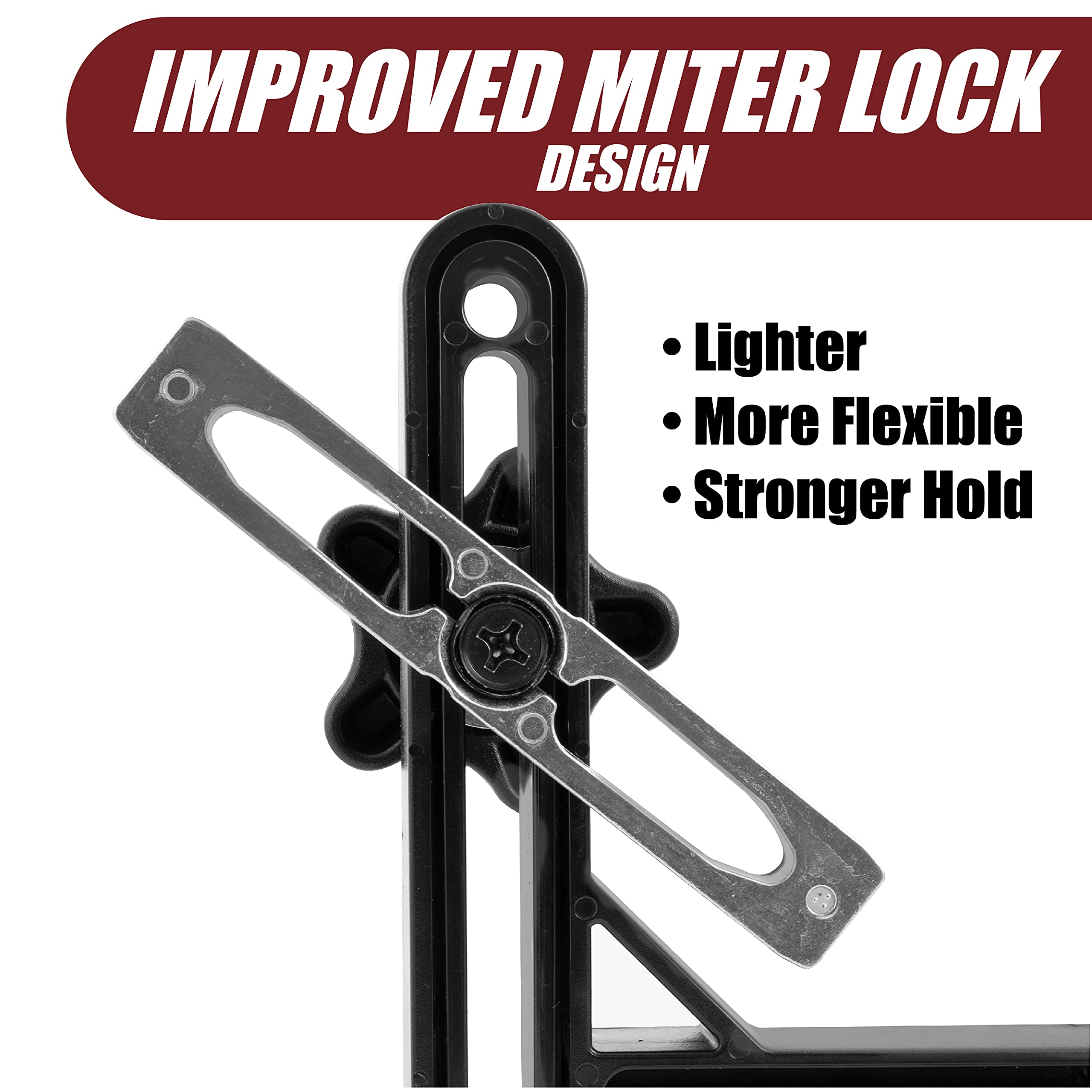 Premium Single Deluxe Featherboard with Aluminum Miter Lock Bar & T-Bolt Hardware - Compatible with Track & Miter Slot Mounting - Perfect for Table Saws, Router Tables, Band Saws - Woodworking & DIY Projects Essential Tool